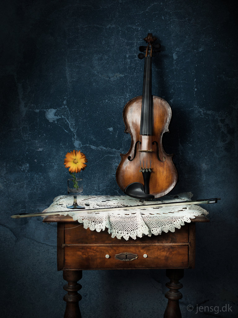 Stilleben med violin